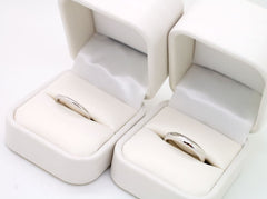 2mm White Gold Wedding Band Women Comfort Fit 2mm 14K Gold Wedding Ring For Women - Fine Jewelry by Anastasia Savenko