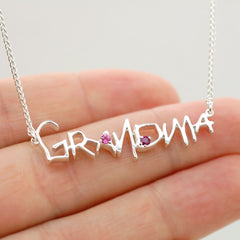 Your Childrens Drawing Necklace Kids Name Jewelry for Mom Children Name Jewelry Kids Artwork Necklace Kids Writing Jewelry