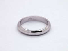 14K Gold Wedding Band for Men 4mm Thick Gold Ring For Men White Gold - Fine Jewelry by Anastasia Savenko