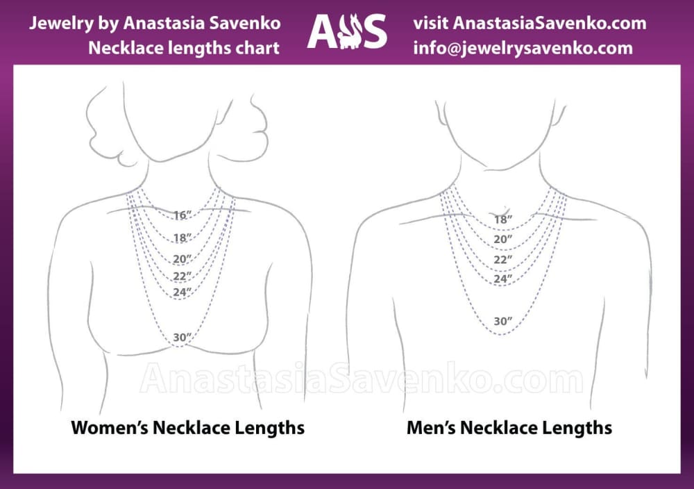 Double Name Necklace: Childrens Name Necklaces, Two Name Necklace - Fine Jewelry by Anastasia Savenko