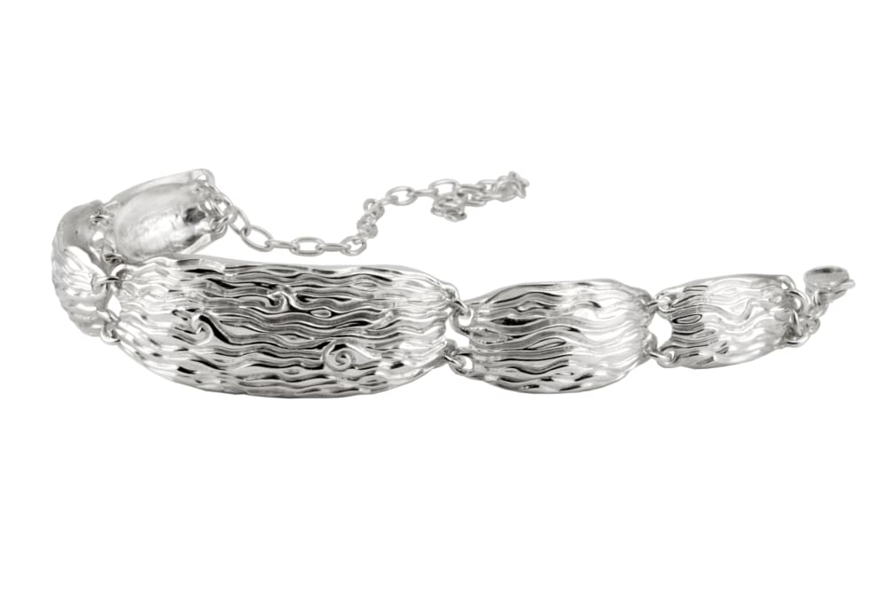 Mens Sterling Silver Cuff: Bracelet With Lapis Lazuli - Fine Jewelry by Anastasia Savenko