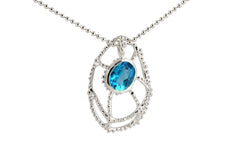 Small Tangled pendant necklace - Fine Jewelry by Anastasia Savenko