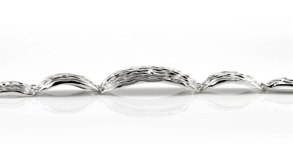 Water Raclet Water bracelet: sterling silver link bracelet – Fine Jewelry by ...
